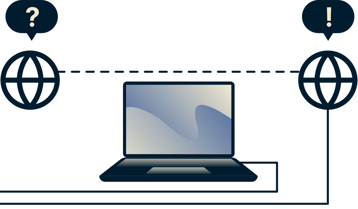 Hoe omzeilt u peeringconflicten met een VPN: Diagram dat laat zien dat een ISP niet in staat is video te vertragen vanwege peering.
