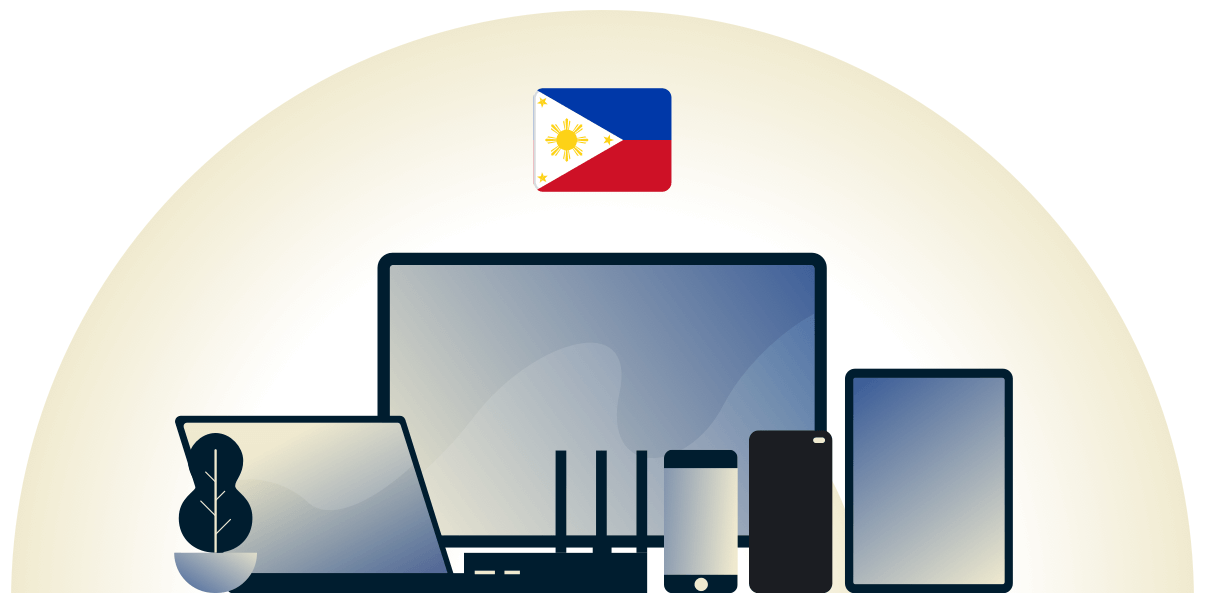 Philippinen-VPN schützt eine Vielzahl von Geräten.